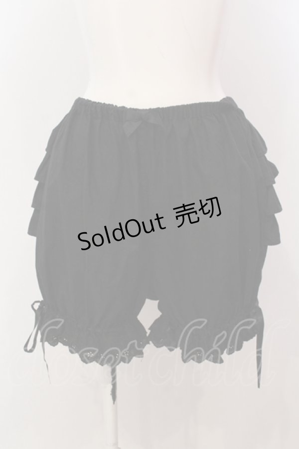 画像1: Angelic Pretty / 後ろフリルブルマ  クロ O-25-05-15-006-AP-PA-OW-OS (1)
