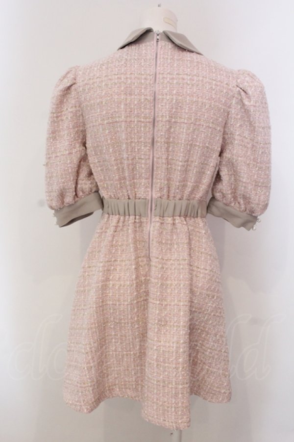 画像4: Swankiss / TS spring tweed O/P ワンピース  ピンク O-25-05-15-058-CA-OP-IG-OS (4)