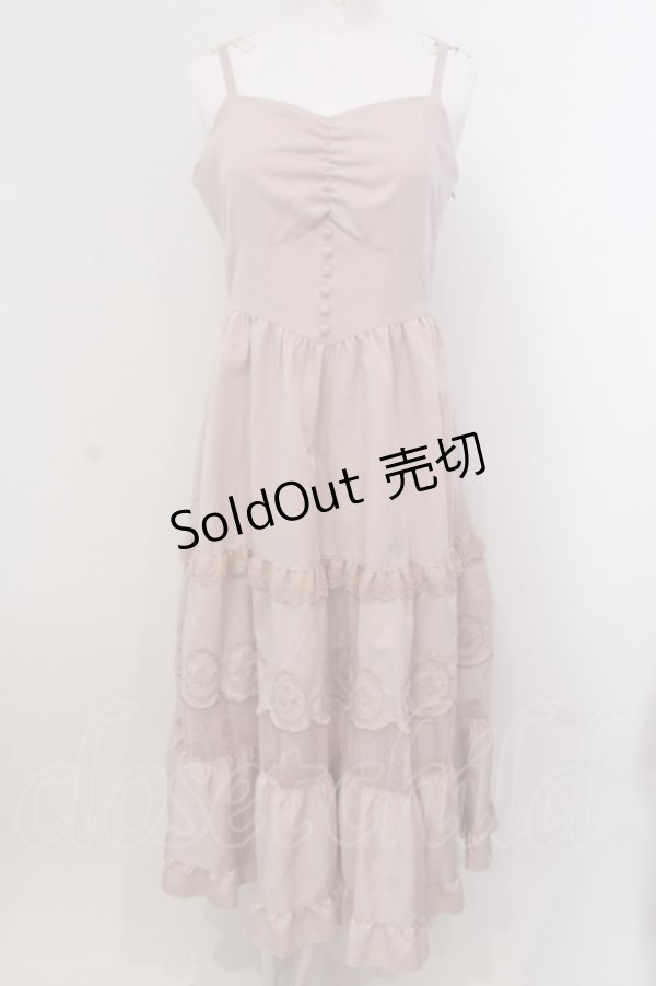 画像1: axes femme POETIQUE / イースターラビット刺繍ワンピース M ピンク O-25-05-15-059-AX-OP-OW-OS (1)