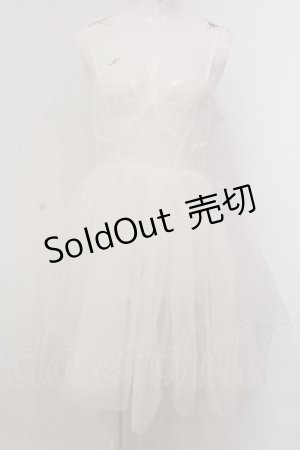 画像: Dear My Love / シアービスチェチュールワンピース M シロ O-25-05-15-060-EL-OP-OW-OS