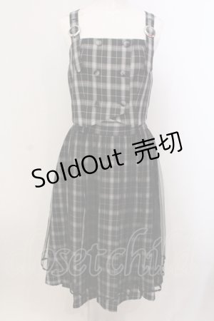 画像: axes femme POETIQUE / チェックセットアップ M クロ O-25-05-15-061-AX-OP-OW-OS
