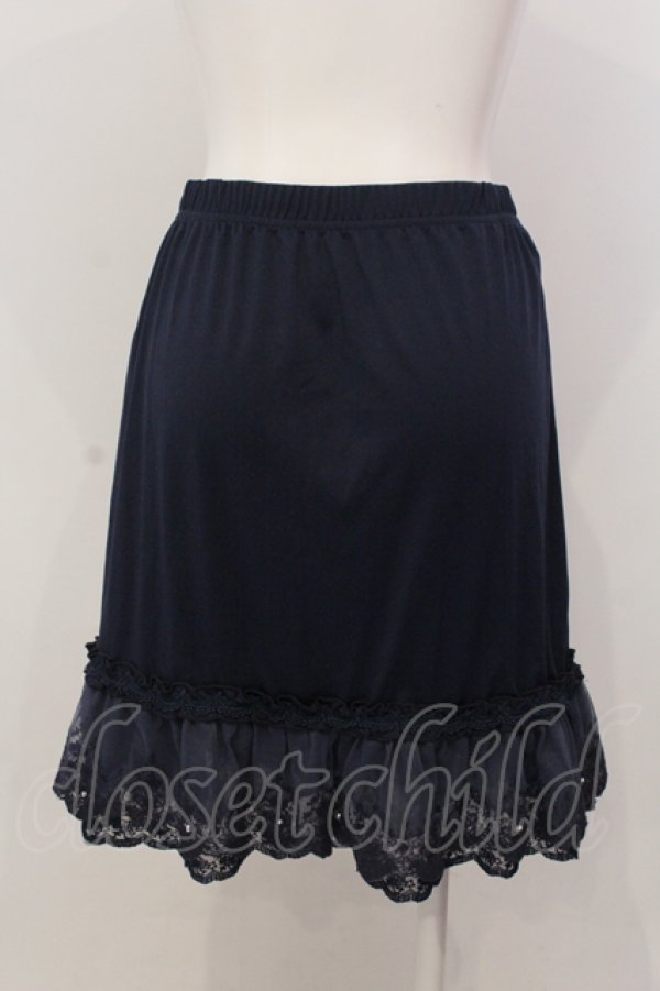 画像2: axes femme / レース重ねペチスカート M コン O-25-05-15-072-AX-SK-YM-OS (2)