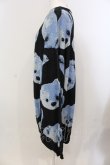画像2: TRAVAS TOKYO / BEAR FACES総柄ジャガードプルオーバーニット F ブルーｘブラック O-25-05-15-073-PU-TO-YM-OS (2)