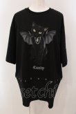 画像1: Candy Stripper / KITTEN DEVIL 2WAY Tシャツ 2 ブラック O-25-05-15-077-PU-TS-YM-OS (1)