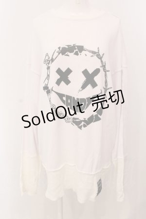 画像: Candy Stripper / MEDLEY SMILE WAFFLE トップス 2 ホワイト O-25-05-15-083-PU-TS-YM-ZY