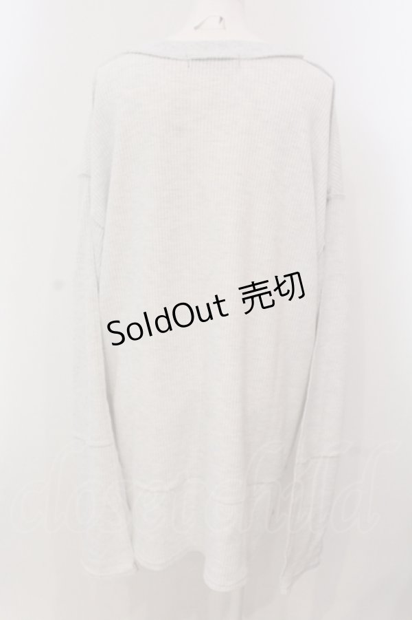 画像3: Candy Stripper / SAFETY PIN WAFFLE トップス 2 オフホワイト O-25-05-15-090-PU-TO-YM-ZY (3)