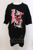 画像1: Candy Stripper / 【ROMPUS×JUN INAGAWA】ROMPUSちゃんは半袖で今日も行く Tシャツ 3 ブラック O-25-05-15-093-PU-TS-YM-OS (1)