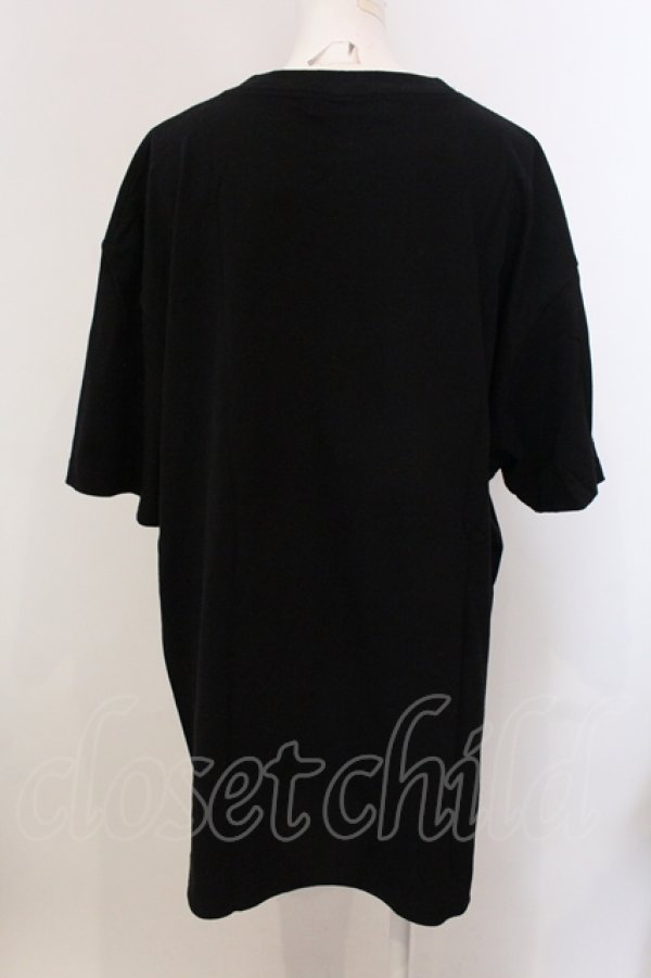 画像3: Candy Stripper / 【ROMPUS×JUN INAGAWA】ROMPUSちゃんは半袖で今日も行く Tシャツ 3 ブラック O-25-05-15-093-PU-TS-YM-OS (3)