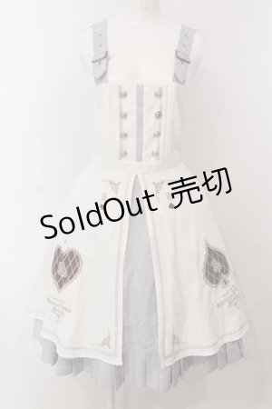 画像: Amavel / 【限定色】トランプのデコレーションケーキジャンパースカート  サックス O-25-05-15-013-CA-OP-OW-OS