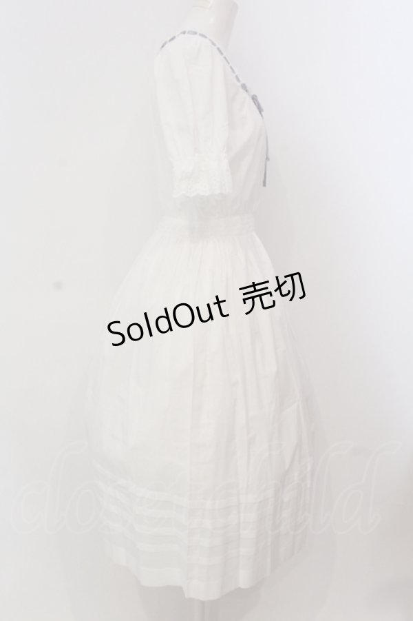 画像3: Katie / NO COUNTRY puff ワンピース  シロ×ラベンダー O-25-05-15-014-LO-OP-IG-OS (3)