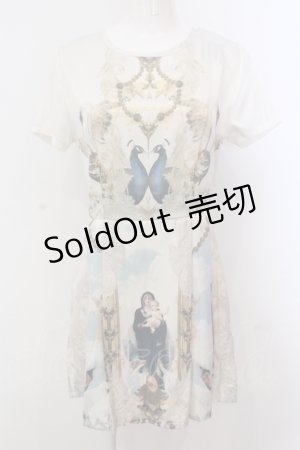 画像: jouetie / マリア柄ワンピース  アイボリー O-25-05-15-016-EL-OP-IG-OS