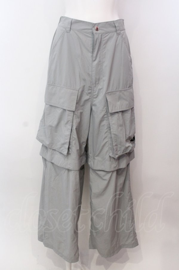 画像1: Candy Stripper / 2WAY NYLON CARGO パンツ 2 グレー O-25-05-15-003-PU-PA-YM-OS (1)