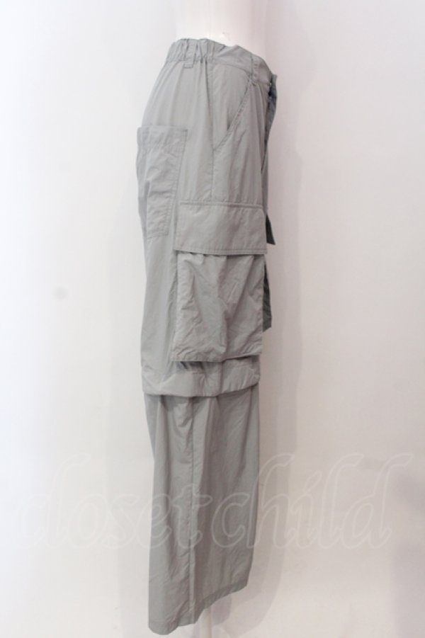 画像2: Candy Stripper / 2WAY NYLON CARGO パンツ 2 グレー O-25-05-15-003-PU-PA-YM-OS (2)