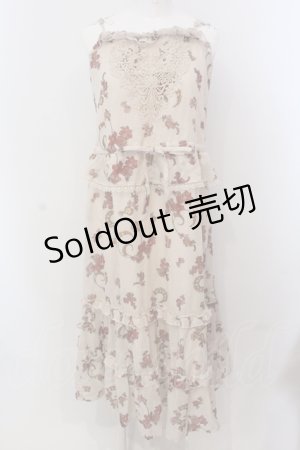 画像: axes femme / ミュシャ キャミソールワンピース  アイボリー O-25-05-15-024-AX-OP-IG-OS