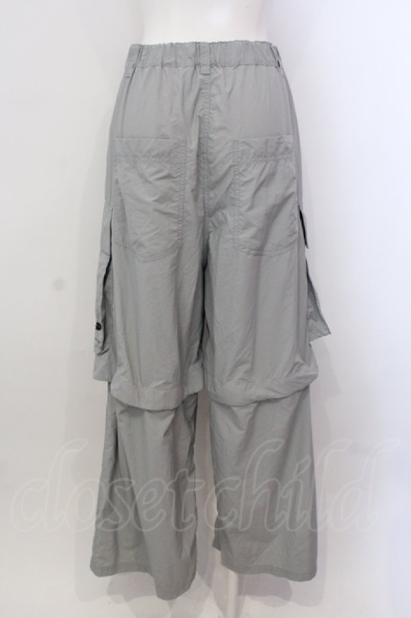 画像3: Candy Stripper / 2WAY NYLON CARGO パンツ 2 グレー O-25-05-15-003-PU-PA-YM-OS (3)
