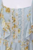 画像2: axes femme / 小花柄シフォンワンピース M グリーン O-25-05-17-050-AX-OP-OW-OS (2)