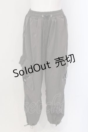 画像: NieR Clothing / 裾ドロスト4POCKET CARGO PANTS パンツ  チャコール O-25-05-17-006-PU-PA-IG-ZT184