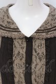 画像2: axes femme POETIQUE / レース配色セーラーブラウス M ブラウン O-25-05-17-061-AX-BL-OW-OS (2)