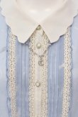 画像2: axes femme / ムーンキャットブラウス M サックス O-25-05-17-065-AX-BL-OW-OS (2)