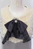 画像2: axes femme / リボンタイ半袖プルオーバー M グレー O-25-05-17-075-AX-TO-OW-OS (2)