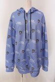 画像1: NieR Clothing / ドット絵ZIP OUTER アウター  ブルー O-25-05-17-012-PU-TO-IG-OS (1)