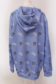 画像3: NieR Clothing / ドット絵ZIP OUTER アウター  ブルー O-25-05-17-012-PU-TO-IG-OS (3)