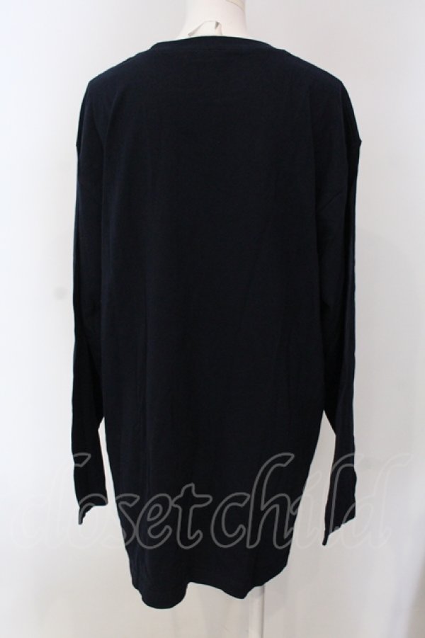 画像2: NieR Clothing / おにぎりONE君NAVY SWEATSHIRT スウェット XL ネイビー O-25-05-17-013-PU-TO-IG-OS (2)