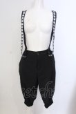 画像1: NieR Clothing / 4POCKET RABBIT SUSPENDER PANTSパンツ  ブラック O-25-05-17-002-PU-PA-IG-OS (1)