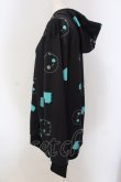 画像2: NieR Clothing / 総柄PULLOVER PARKA【シエル】パーカー  ブラック O-25-05-17-015-PU-TO-IG-OS (2)