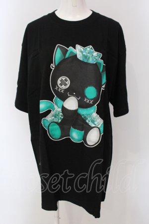 画像: NieR Clothing / KINGシエル BIG SIZE CUTSEW Tシャツ XL ブラック O-25-05-17-023-PU-TO-IG-OS
