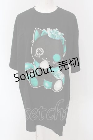 画像: NieR Clothing / KINGシエル BIG SIZE CUTSEW Tシャツ XL ブラック O-25-05-17-023-PU-TO-IG-OS