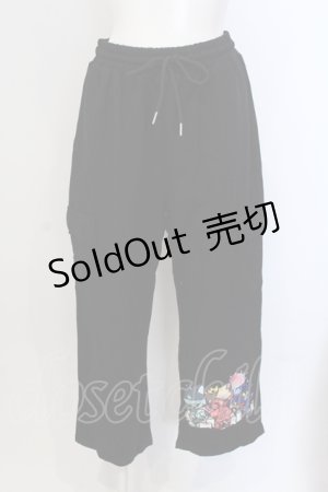 画像: NieR Clothing / 4POCKET SWEAT CARGO PANTS パンツ  ブラック O-25-05-17-003-PU-PA-IG-ZT197