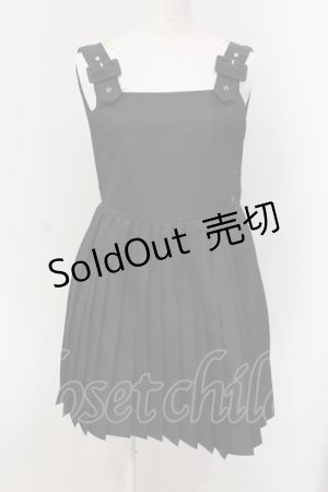 画像: epine / epine label pleats onepiece nylon black ワンピース  ブラック O-25-05-17-029-LO-OP-IG-OS