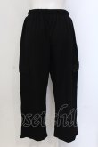 画像3: NieR Clothing / 4POCKET SWEAT CARGO PANTS パンツ  ブラック O-25-05-17-003-PU-PA-IG-OS (3)