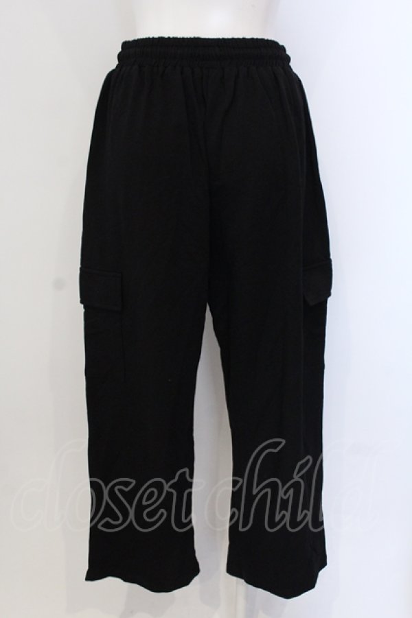 画像3: NieR Clothing / 4POCKET SWEAT CARGO PANTS パンツ  ブラック O-25-05-17-003-PU-PA-IG-OS (3)