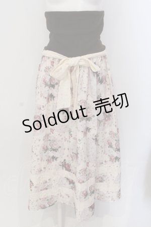 画像: axes femme / 花柄ロング2WAYスカート M キナリ O-25-05-17-033-AX-SK-OW-OS