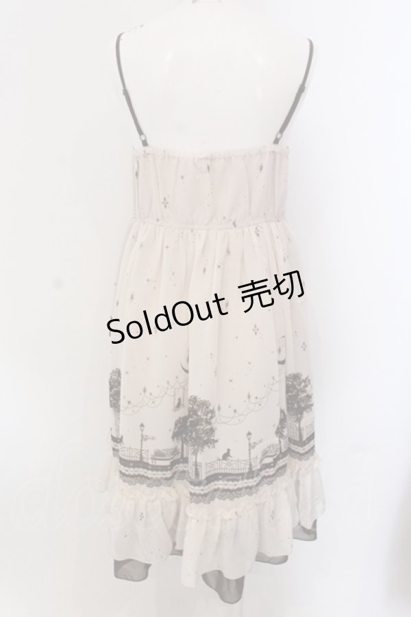 画像3: axes femme / ムーンキャットキャミワンピース M キナリ O-25-05-17-035-AX-OP-OW-OS (3)