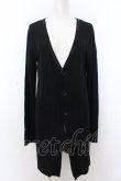 画像1: BPN FOR MEN / カットオフカーディガン M ブラック O-25-05-18-051-GO-TO-OW-OS (1)