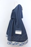 画像3: Amavel / School Check Setup風セーラーワンピース F アオ O-25-05-18-053-CA-OP-OW-OS (3)