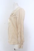 画像2: axes femme / ダブルカラー梯子レースブラウス M キナリ O-25-05-18-062-AX-BL-OW-OS (2)