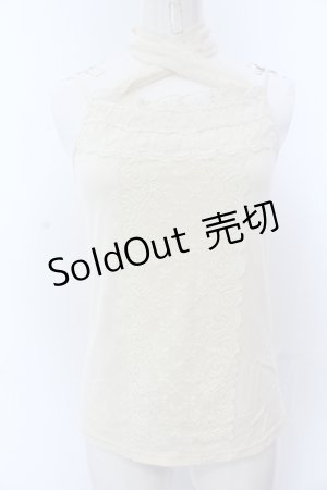 画像: axes femme / ラメドットホルターキャミソール M キナリ O-25-05-18-071-AX-TO-OW-OS