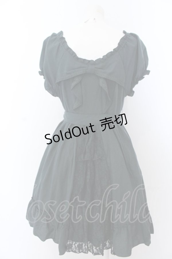 画像3: axes femme / レース襟バックティアードチュニック M グリーン O-25-05-18-076-AX-TO-OW-OS (3)