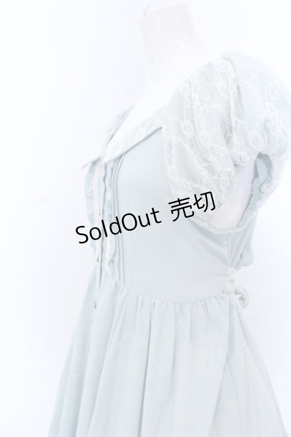 画像2: axes femme / 2wayフェミニンブラウス M ミントグリーン O-25-05-18-079-AX-BL-OW-OS (2)