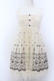 画像1: axes femme / パネル刺繍入り2wayチュニ M キナリ O-25-05-18-082-AX-OP-OW-OS (1)