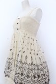 画像2: axes femme / パネル刺繍入り2wayチュニ M キナリ O-25-05-18-082-AX-OP-OW-OS (2)
