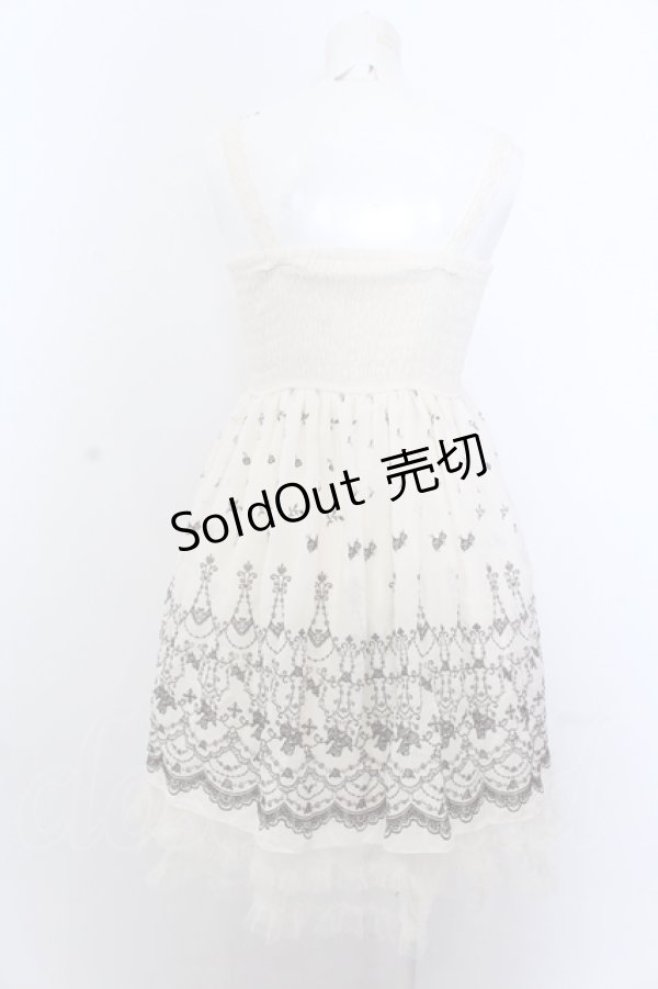 画像3: axes femme / パネル刺繍入り2wayチュニ M キナリ O-25-05-18-082-AX-OP-OW-OS (3)
