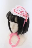 画像1: Royal Princess Alice / ショコラ キャット・飴ノ森ふみかコラボ　ハートヘッドドレス  ピンク O-25-05-18-100-LO-AC-OW-OS (1)