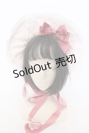 画像: BABY,THE STARS SHINE BRIGHT / エリザベスボンネット  ピンク O-25-05-18-101-BA-AC-OW-OS