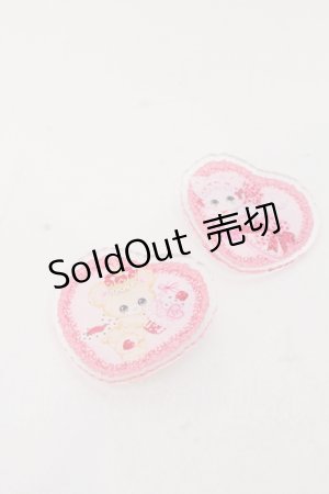 画像: Royal Princess Alice / ショコラ　キャット・飴ノ森ふみかコラボアクリルクリップセット  ピンク/くま O-25-05-18-105-LO-AC-OW-OS