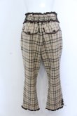画像3: axes femme / 椿加工レースアップパンツ M キャメル O-25-05-18-002-AX-PA-OW-OS (3)